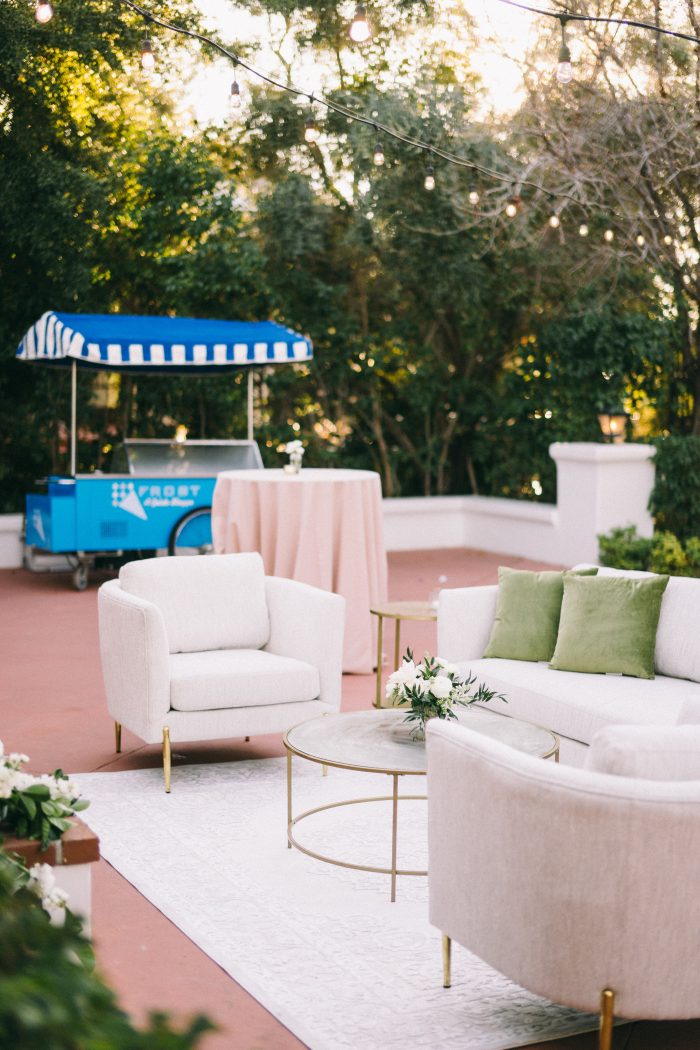 Outdoor Seating at Reception
