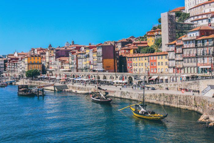 Coastal Town of Porto, Portugal