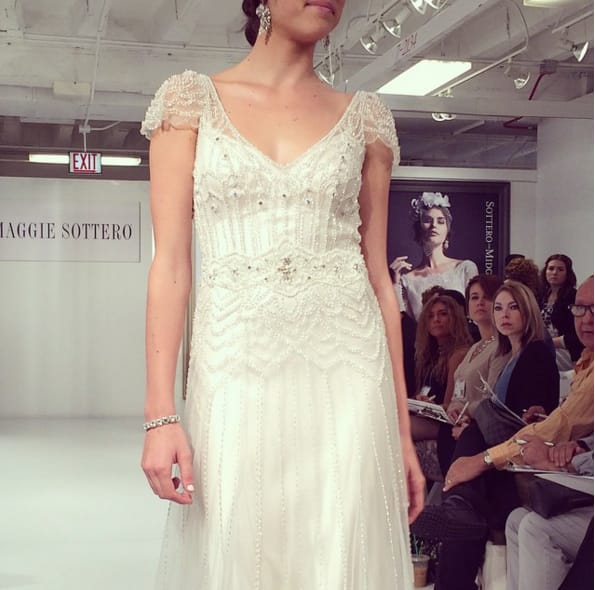 Maggie Sottero vintage-inspired wedding dress Ettia