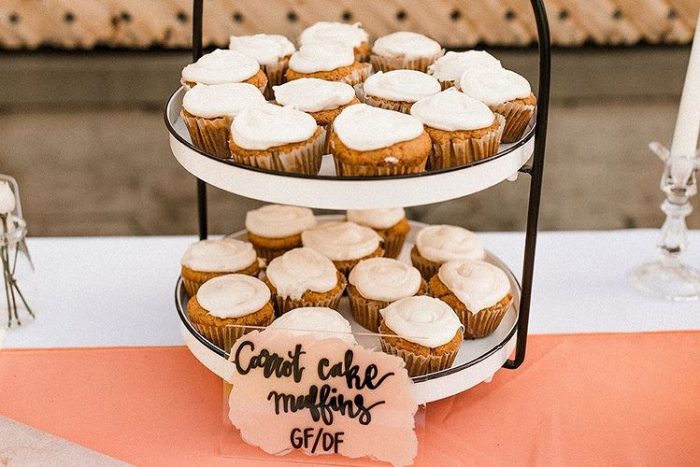 Gluten-Free and Dairy-Free Cupcakes at Real Wedding