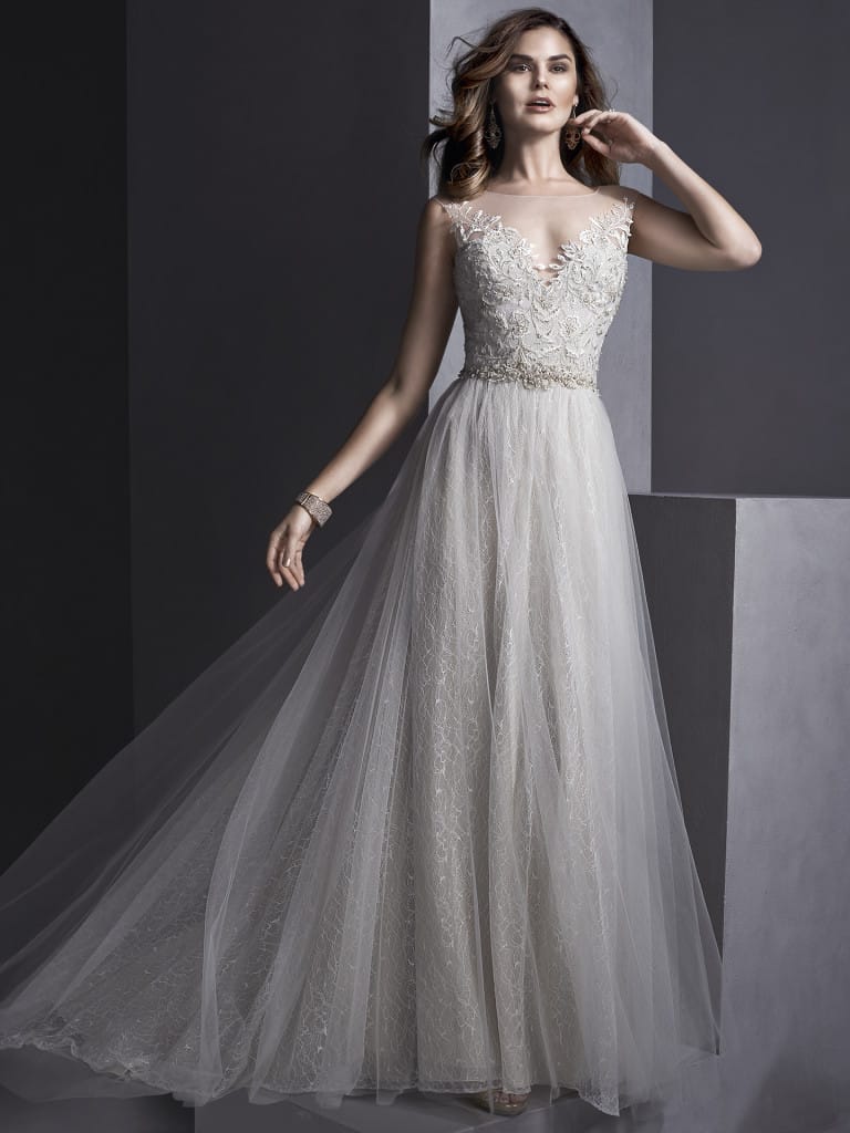 favorite wedding dresses of 2015 - Melinda by Sottero and Midgley