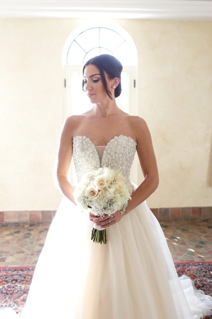 Bejeweled Ballgown and Elegant Florida Estate Wedding - Ashley wearing Angelette by Sottero and Midgley