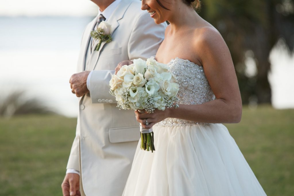 Bejeweled ballgown and glamorous Florida Estate Wedding - Midgley Bride Ashley is wearing Angelette by Sottero and Midgley