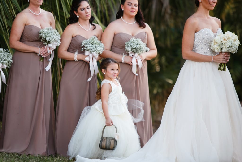 Bejeweled Ballgown and Elegant Florida Estate Wedding