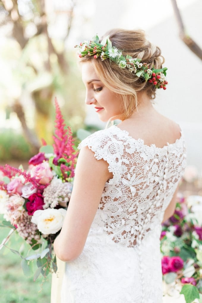 elegant and whimsical garden wedding - Trudy dress by Maggie Sottero