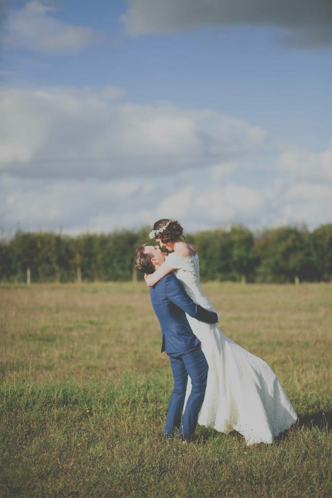 Chic and Eclectic Wedding - Maggie Bride Katie wearing Amara by Sottero and Midgley