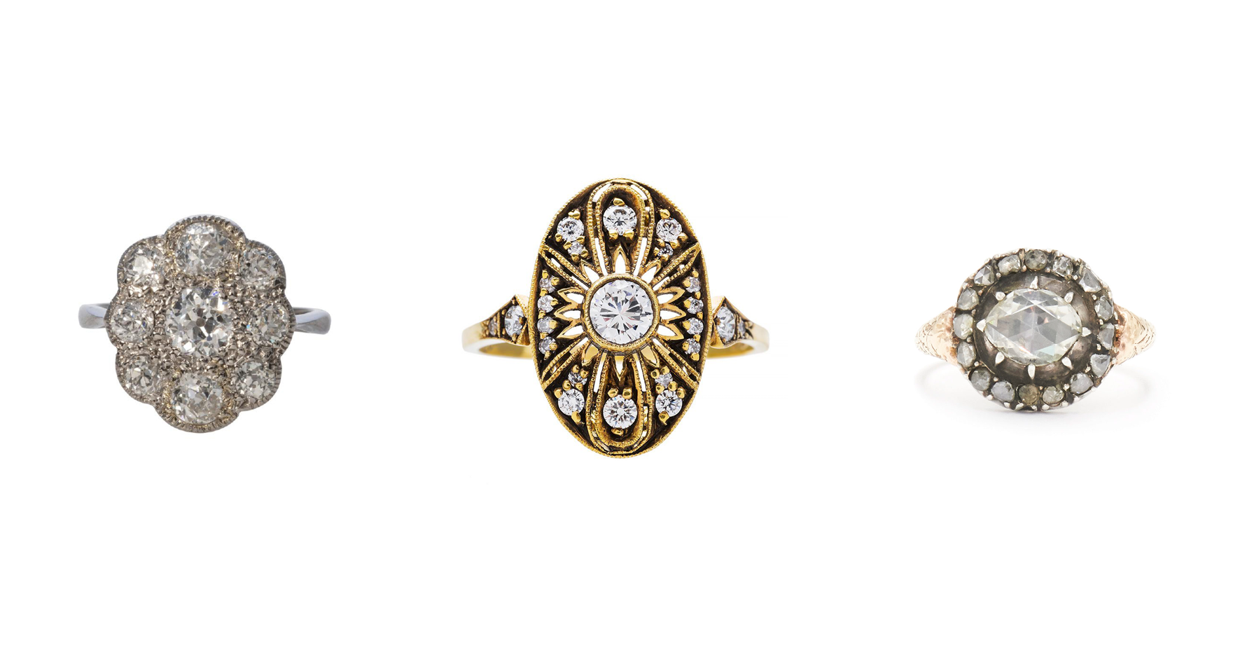 Vintage wedding 2024 ring designs