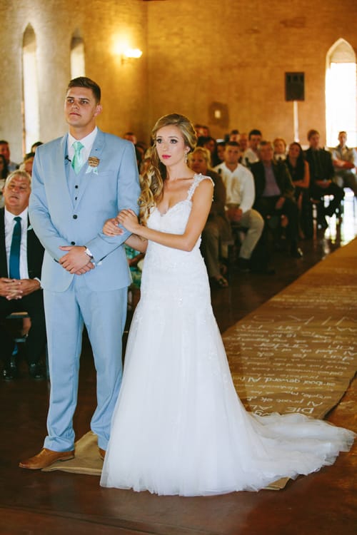 Monique's rustic wedding in South Africa - Maggie Bride wore Almudena