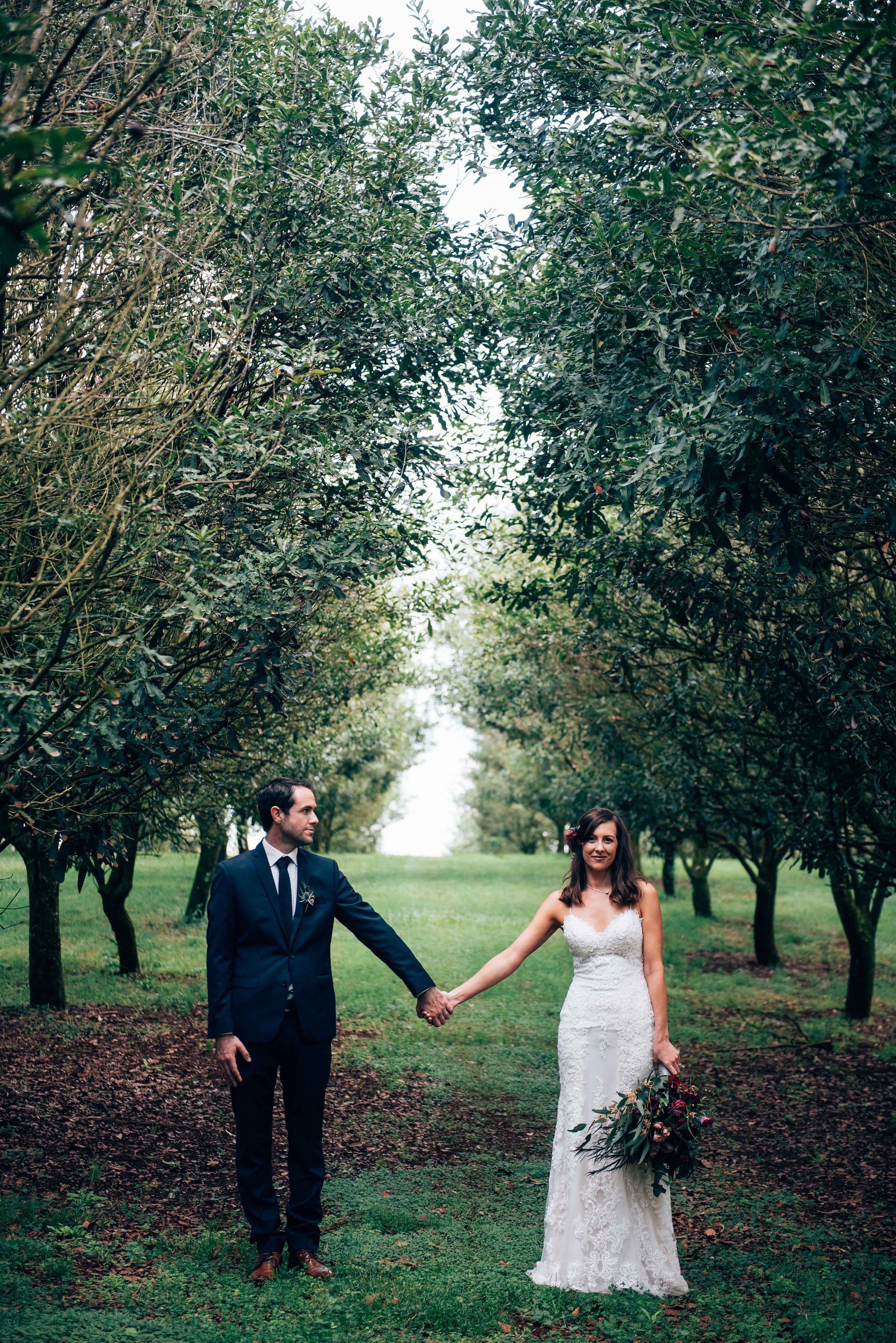 Effortlessly sexy outdoor wedding Sarah and Philip - Bride is wearing Mattea by Sottero and Midgley