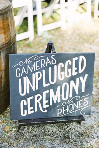 How to Orchestrate an Unplugged Ceremony