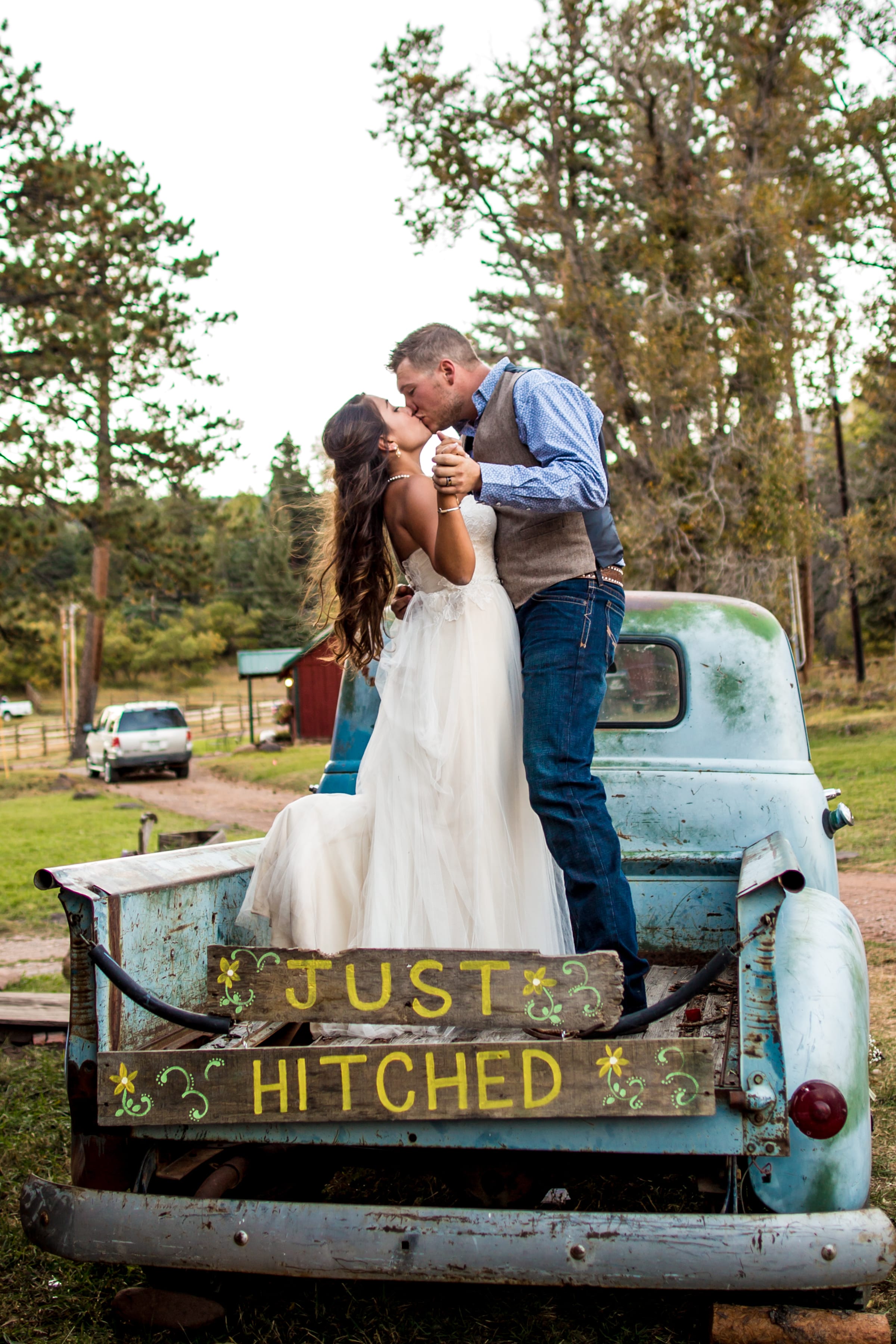 Rustic Wedding At A Repurposed Barn - Maggie Bride Brooke wearing Patience by Maggie Sottero