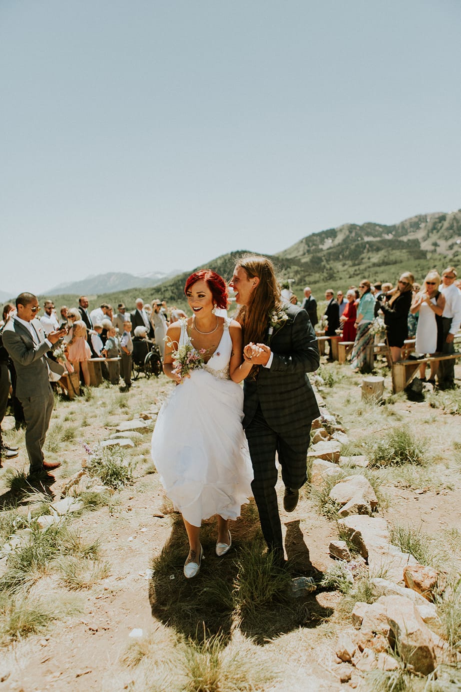 Magical Wedding in Utah: Maggie Bride wearing Phyllis by Maggie Sottero.