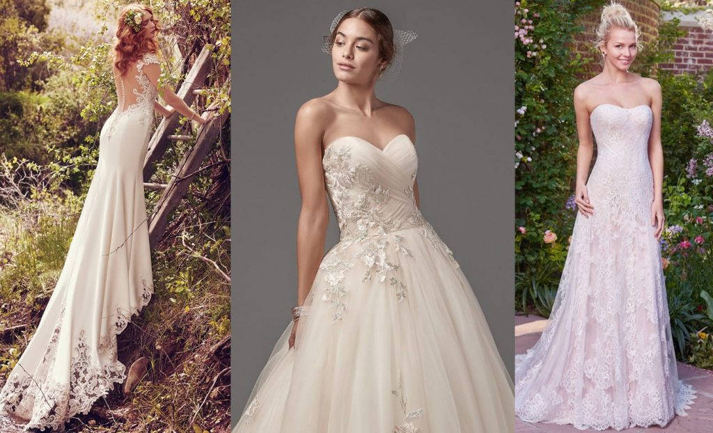 Gown Spotlights: Odette, Decadence and Mariah Wedding Dresses from Maggie Sottero Designs