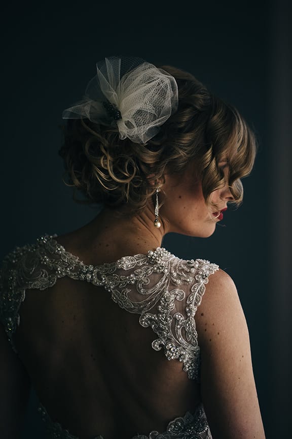 Jewel-tone Wedding with Americana Influences - Maggie Bride Korrin wearing Jade by Maggie Sottero