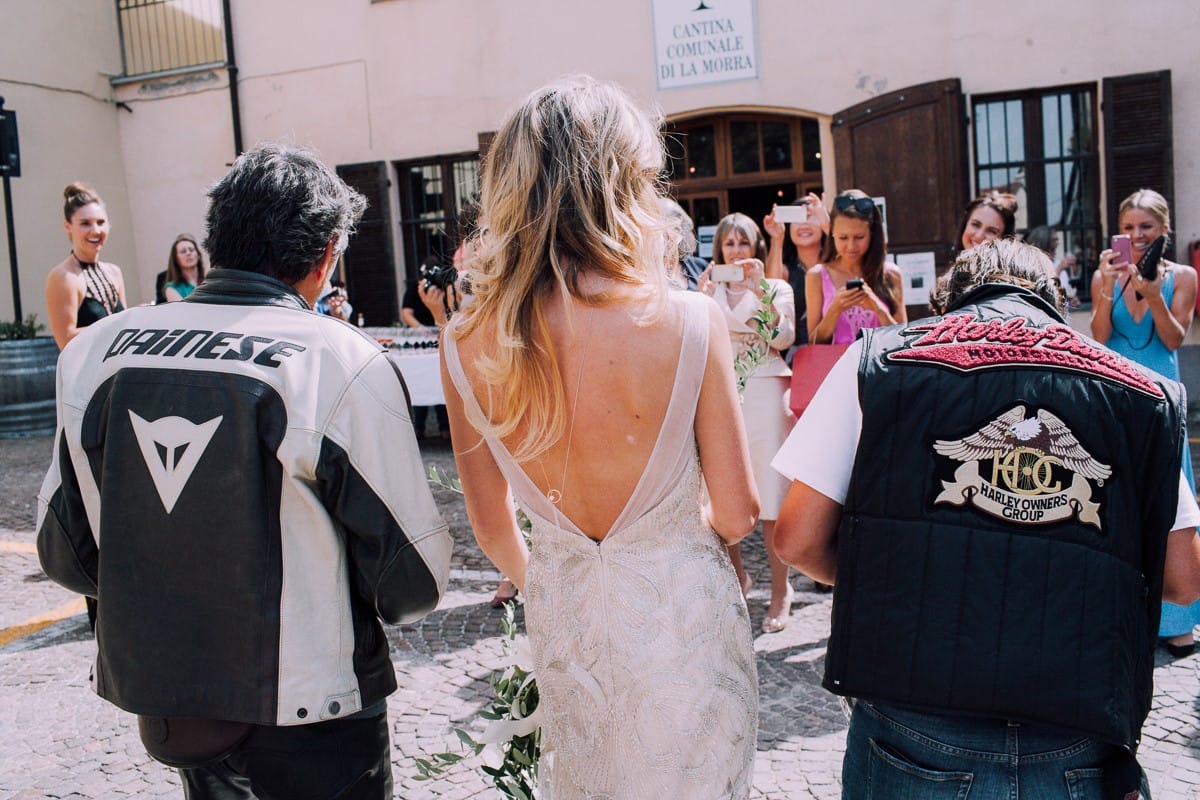 Super-Cool Italian Wedding with Vintage-Inspired Gown - Maggie Bride is wearing Gianna Marie by Maggie Sottero