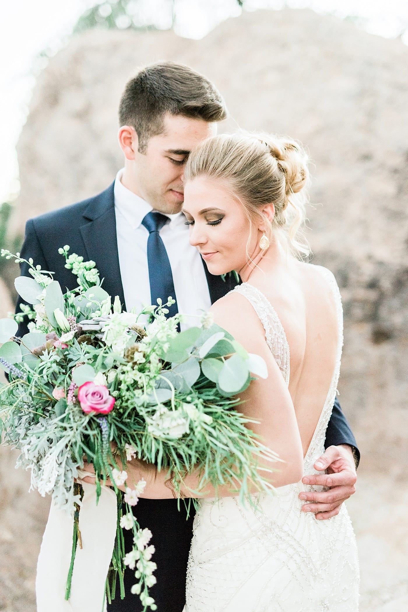 City of Rocks Styled Shoot Featuring Maui - Maui wedding dress by Sottero and Midgley
