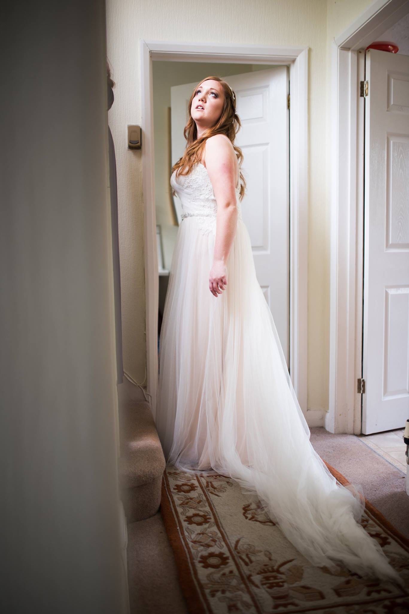 Customized Patience in Chic Vineyard Wedding - Maggie Bride wearing Patience by Maggie Sottero
