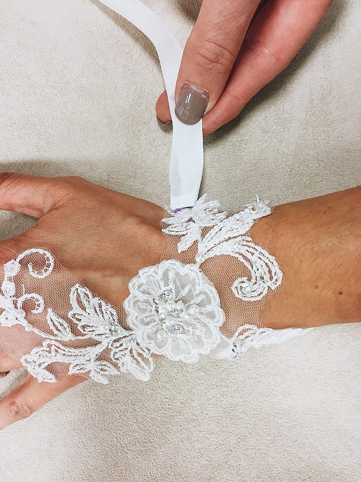 DIY Wedding Idea: Lace Chokers