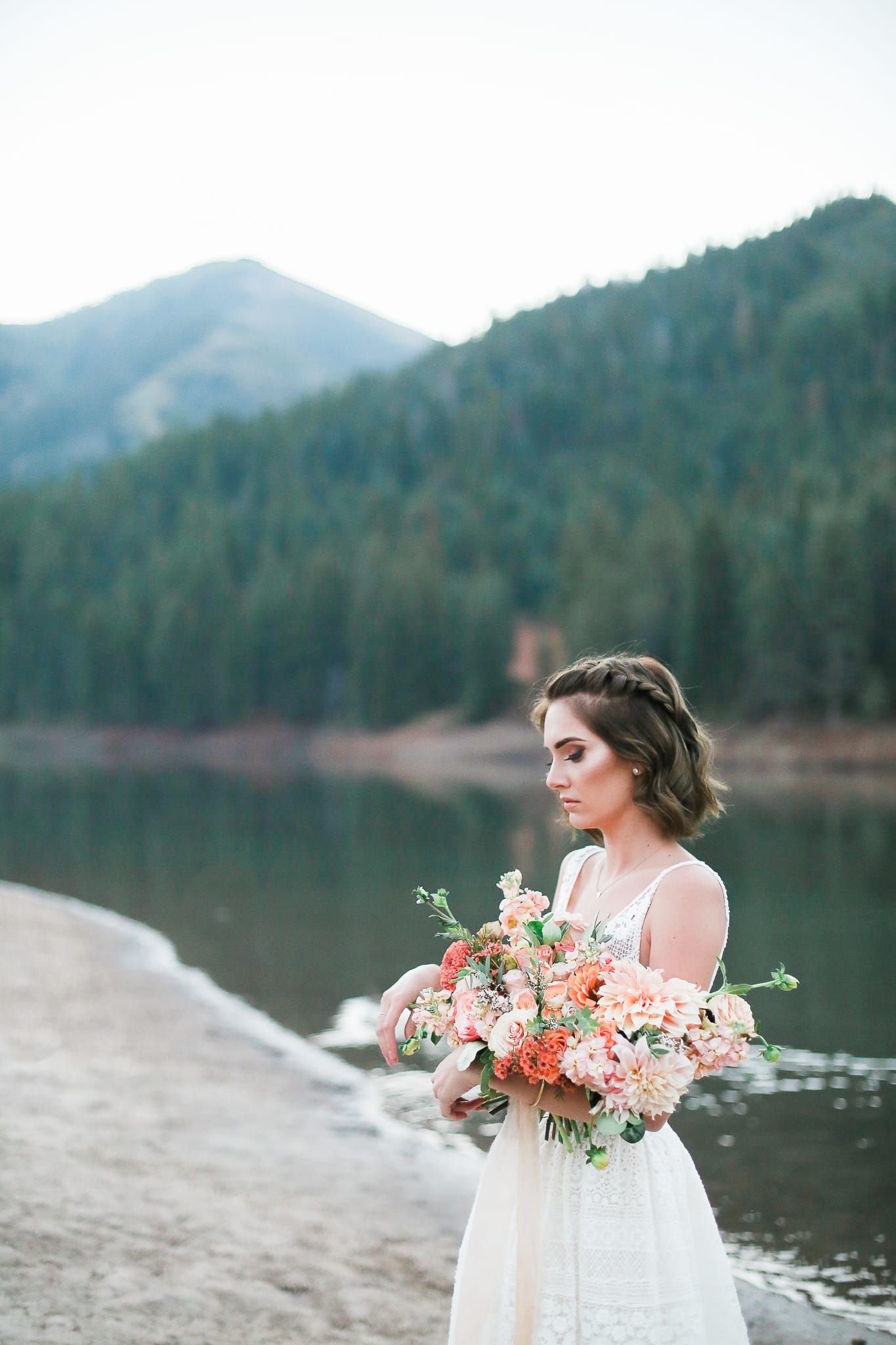 Birthday Proposal Leads to Romantic and Elegant Walla Walla Wedding. Maggie Bride Taylor wearing Lisette ball gown wedding dress by Maggie Sottero.