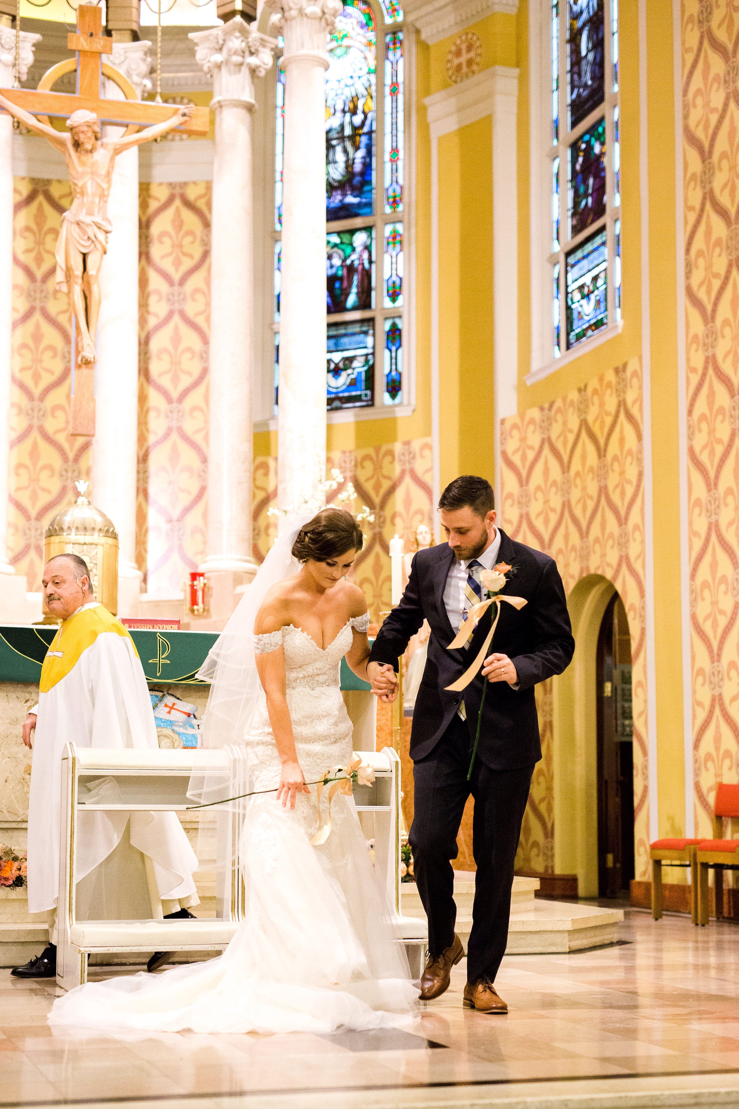 This Couple Wanted Their Fall Wedding to Feel Like Their Relationship - Maggie Sottero Bride Afton