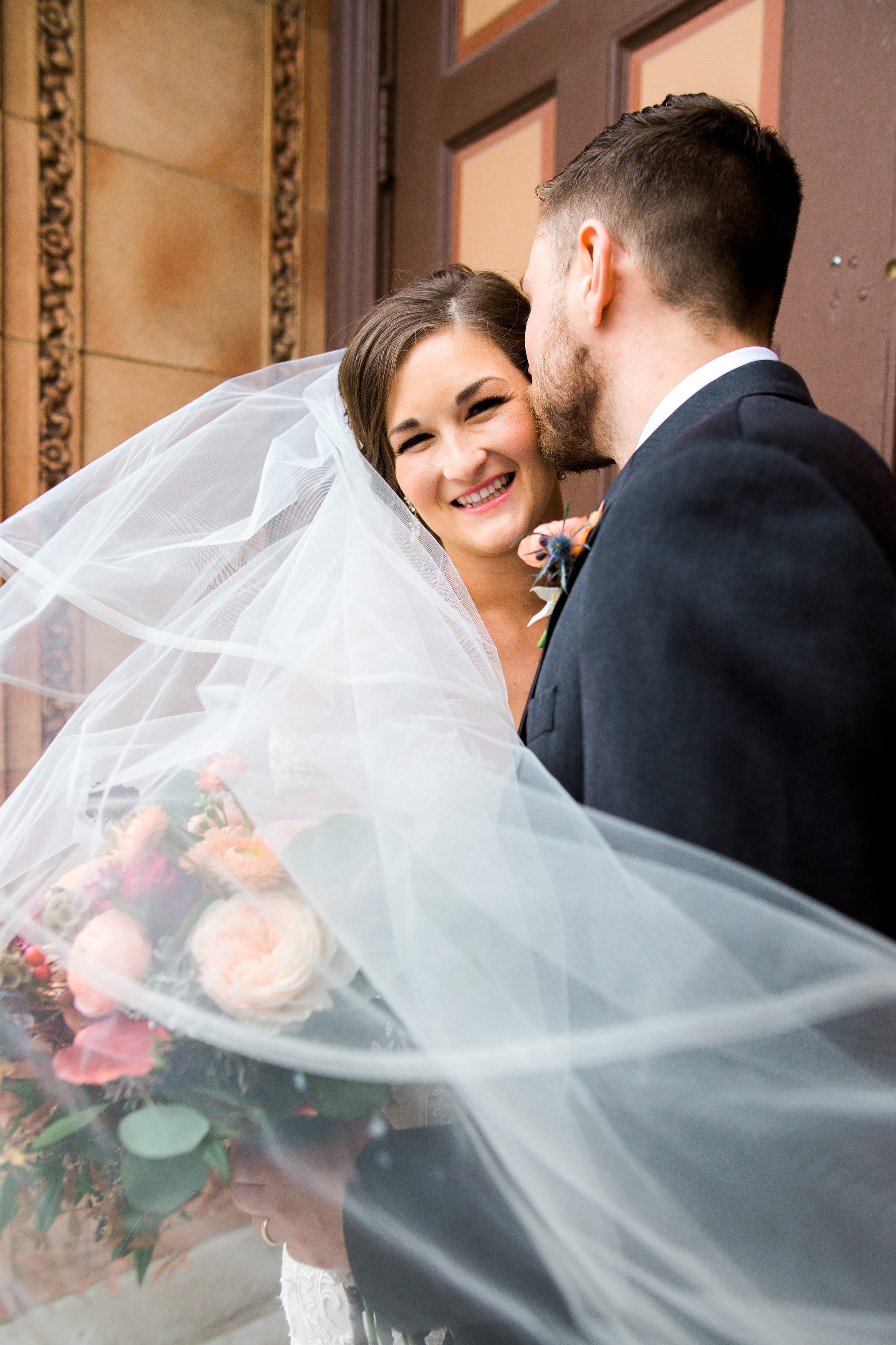 This Couple Wanted Their Fall Wedding to Feel Like Their Relationship - Maggie Sottero Bride Afton