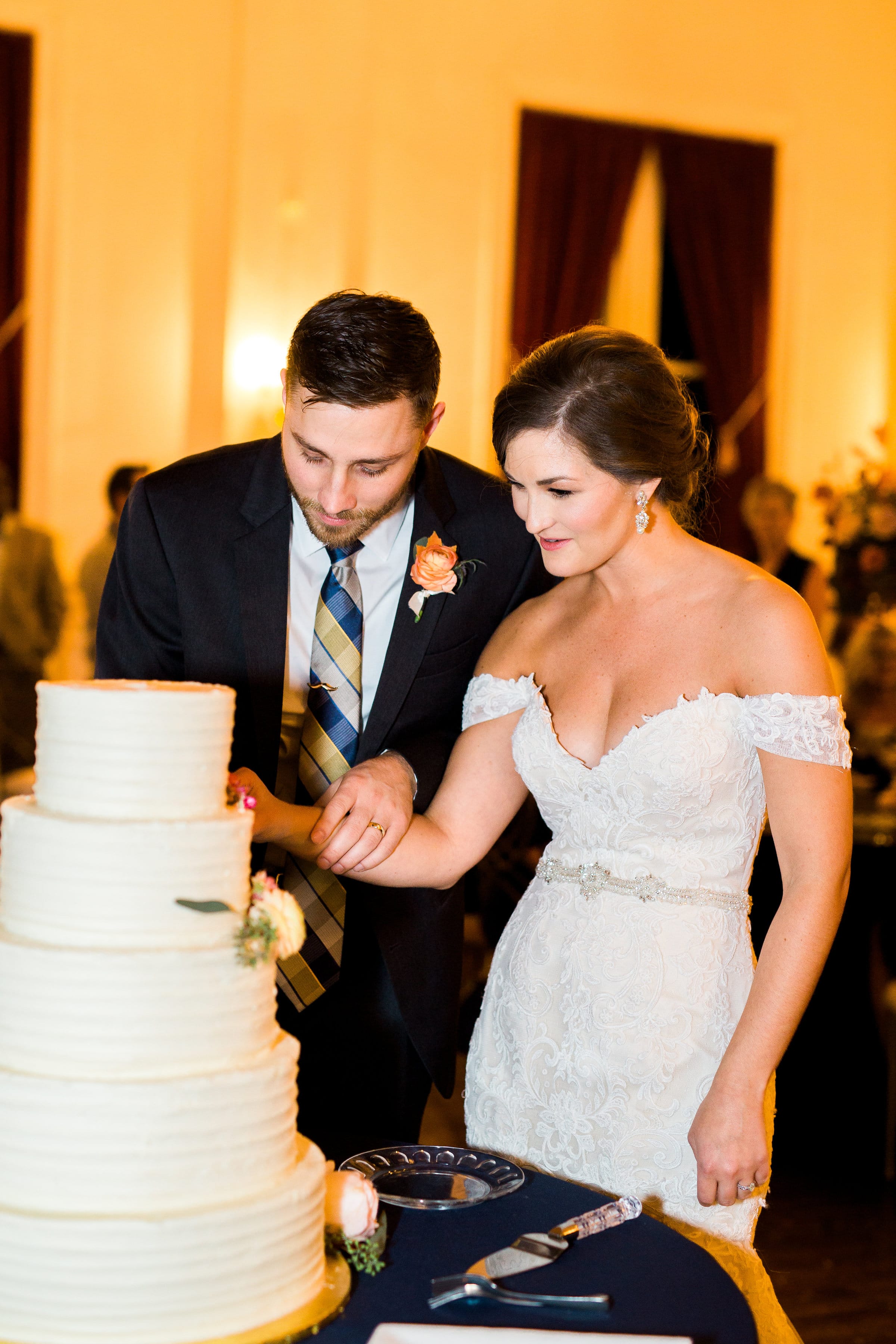 This Couple Wanted Their Fall Wedding to Feel Like Their Relationship - Maggie Sottero Bride Afton