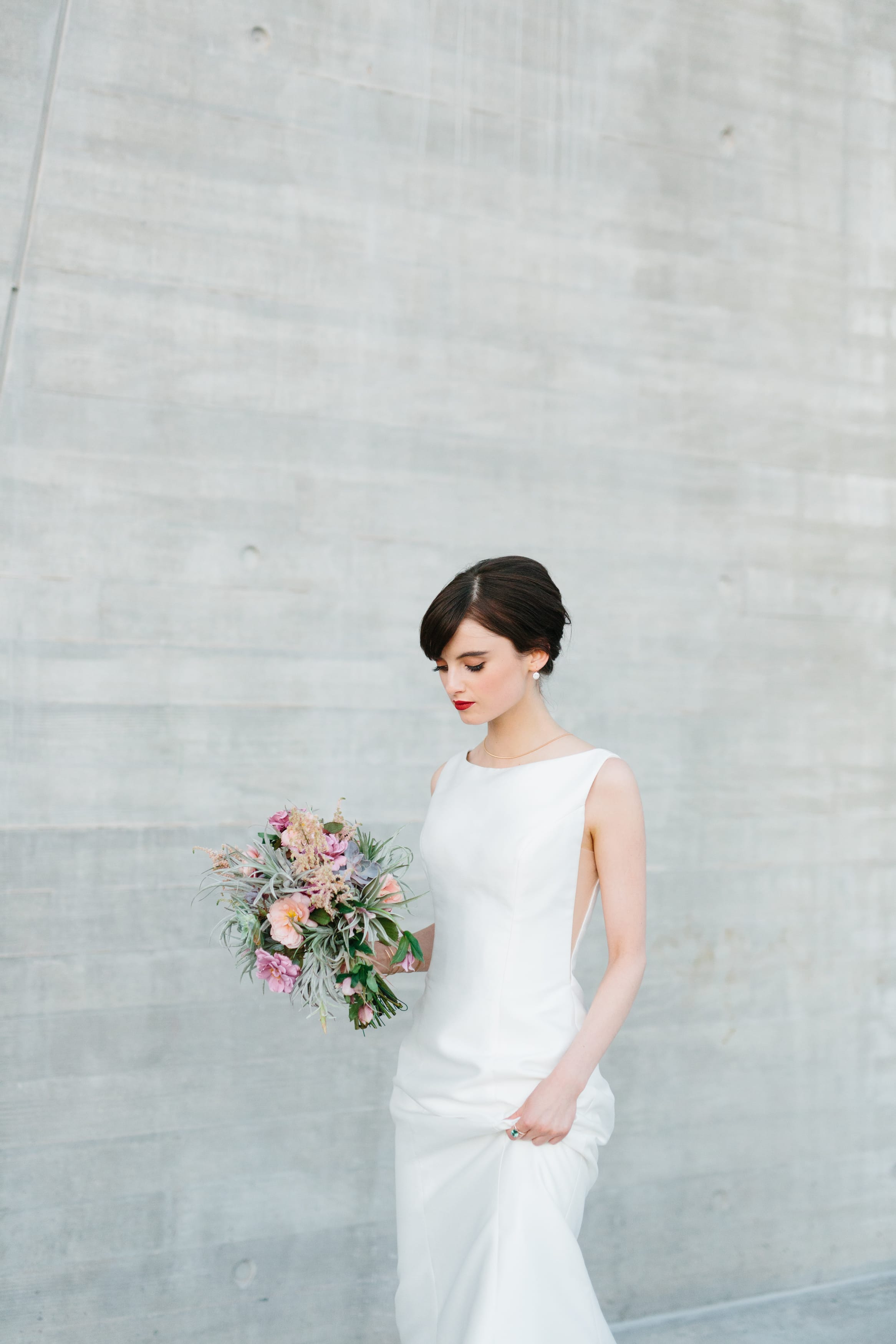 Elegant Industrial Styled Shoot at Natural History Museum - Cohen by Sottero & Midgley.