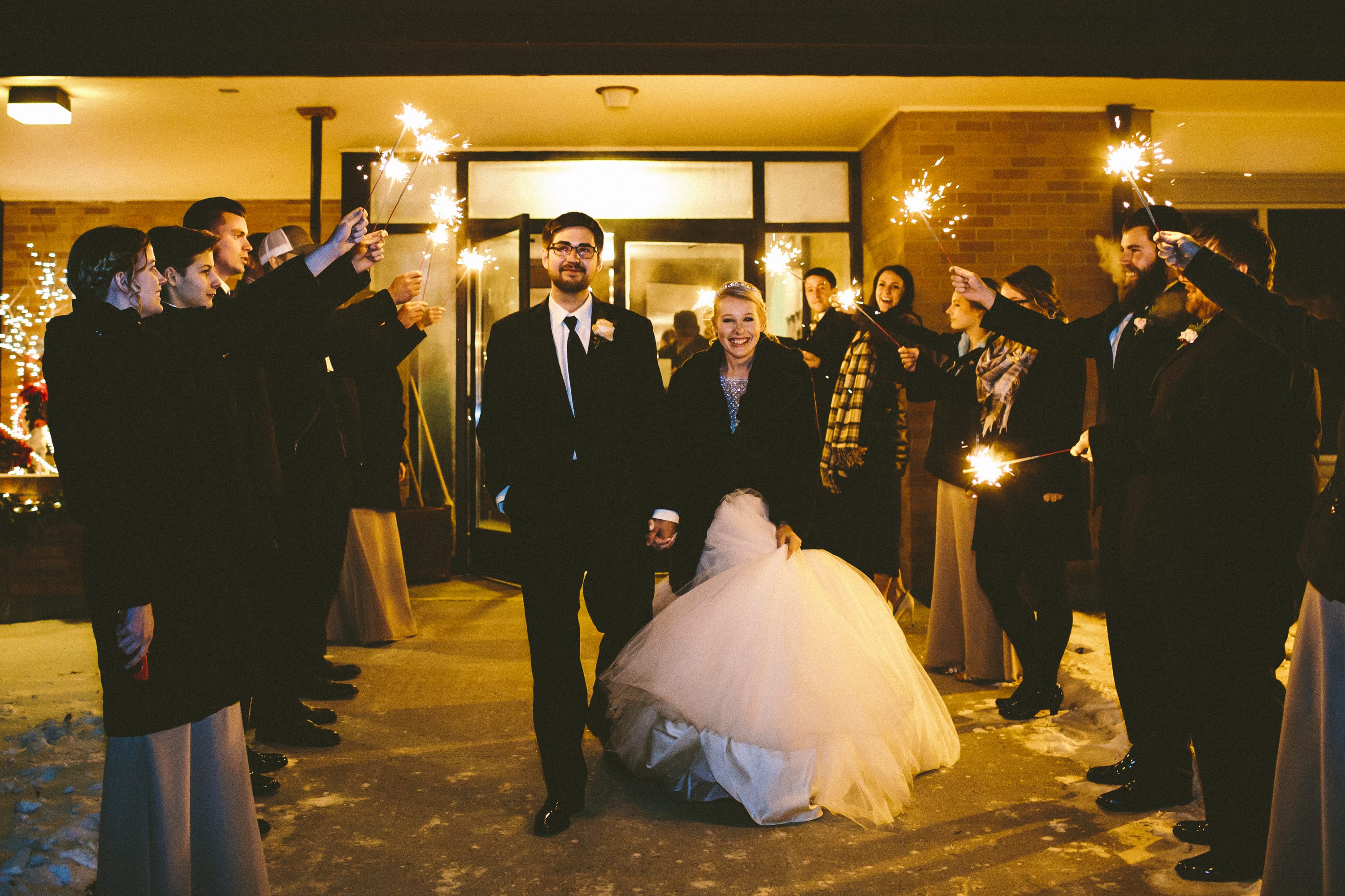 Intimate Winter Wedding at a Hygge-Chic Venue - Sottero & Midgely Bride Allen