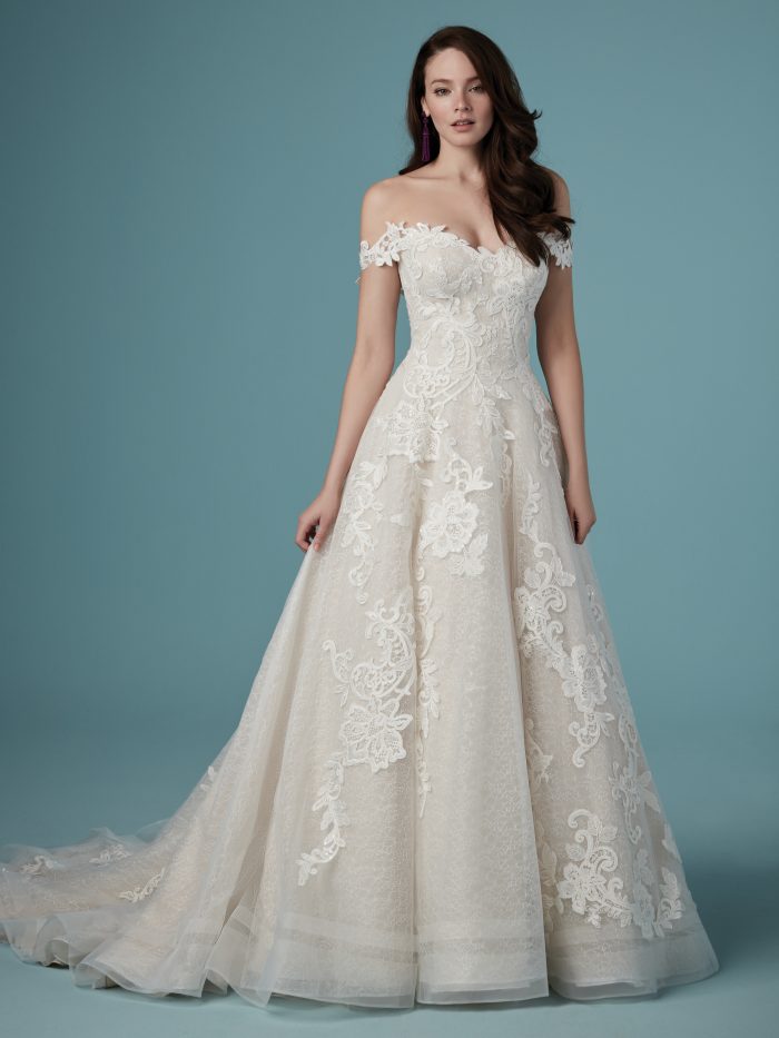 Maggie Sottero Lace Ballgown Wedding Dress