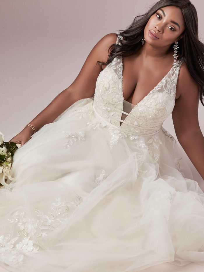 Rebecca Ingram Raelynn Lynette Lace Wedding Dress