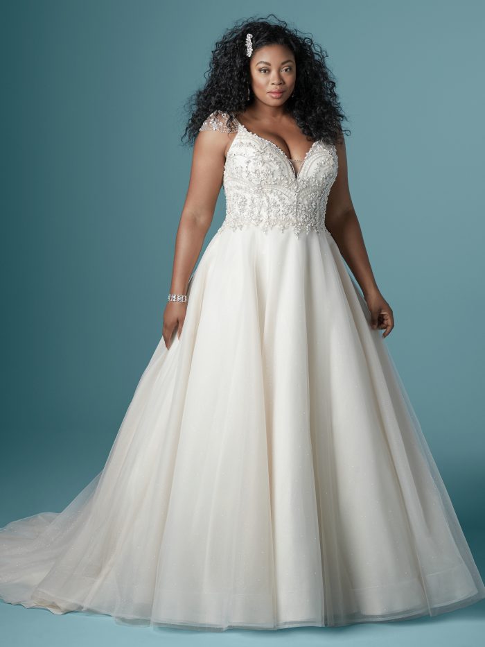 Plus size store gatsby wedding dress