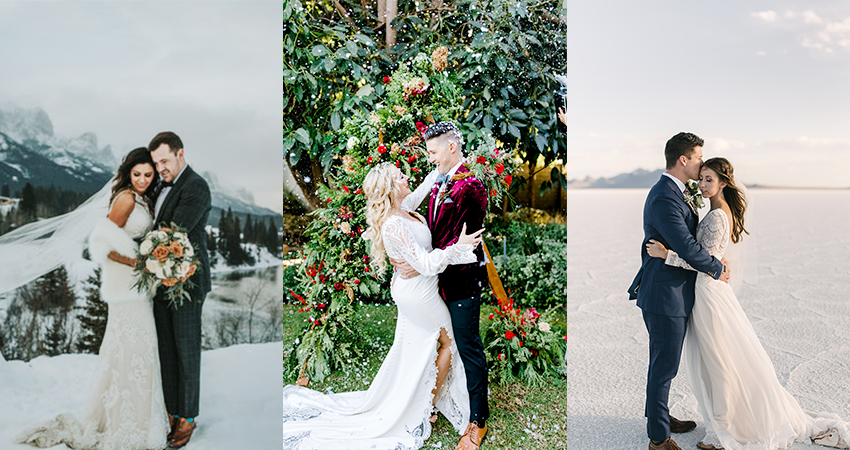 11 Winter Wedding Dresses for an Elegant and Chic Celebration