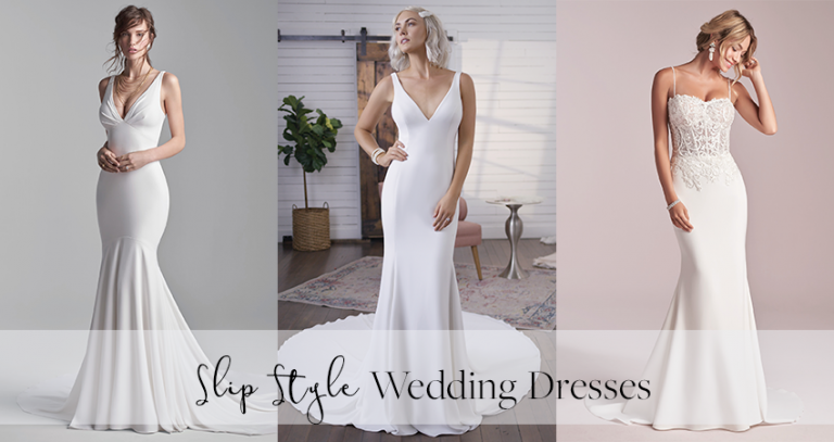 The Best Slip Style Wedding Dresses for Chic and Relaxed Brides