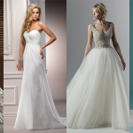 Collage Of Models Wearing This Decade's Dreamiest Wedding Dresses by Maggie Sottero