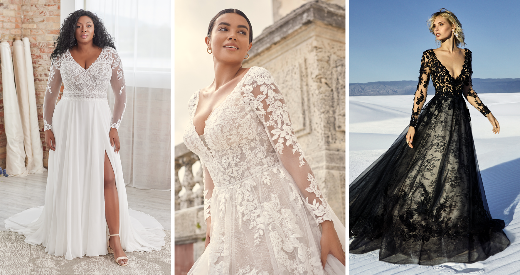 Sleeve Styles for your V-Neck Wedding Dress