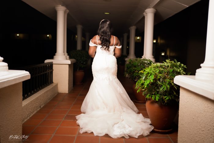Curvy Brides Wearing A Mermaid Wedding Dress Called Alistaire Lynette By Maggie Sottero