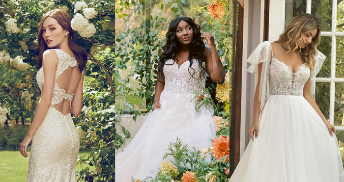 Top Pinned Budget Friendly Wedding Dresses Collage by Rebecca Ingram