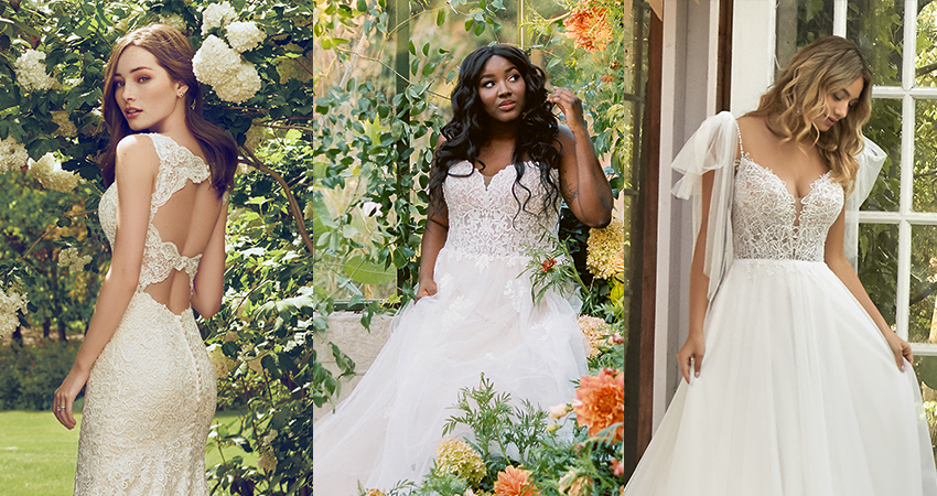 Our 10 Top-Pinned Budget-Friendly Wedding Dresses by Rebecca Ingram