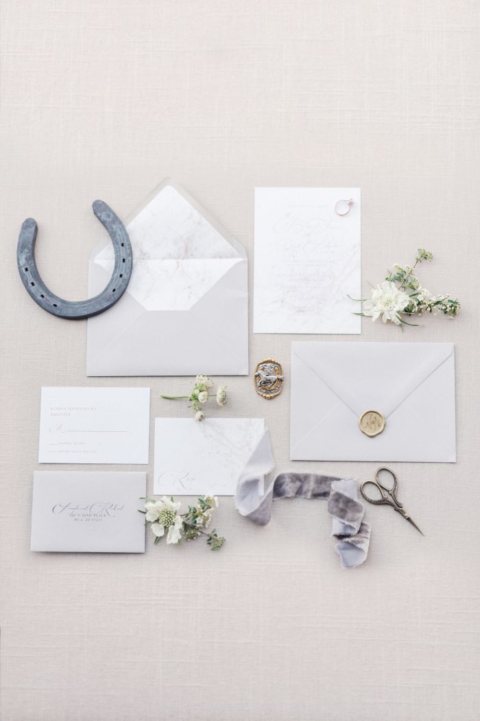 Country Rustic Wedding Invitations with Horse Theme