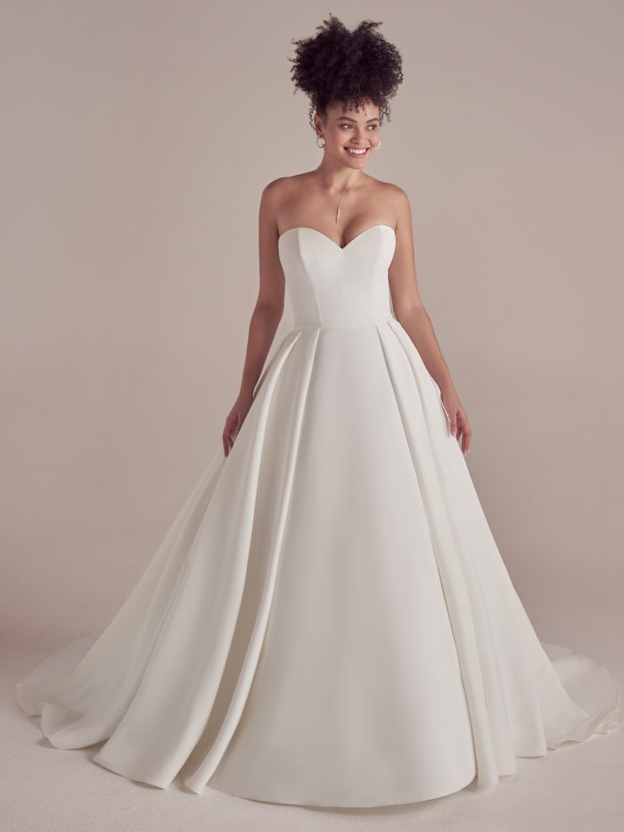 Bride In A Line Wedding Dress Called Kyrie By Maggie Sottero