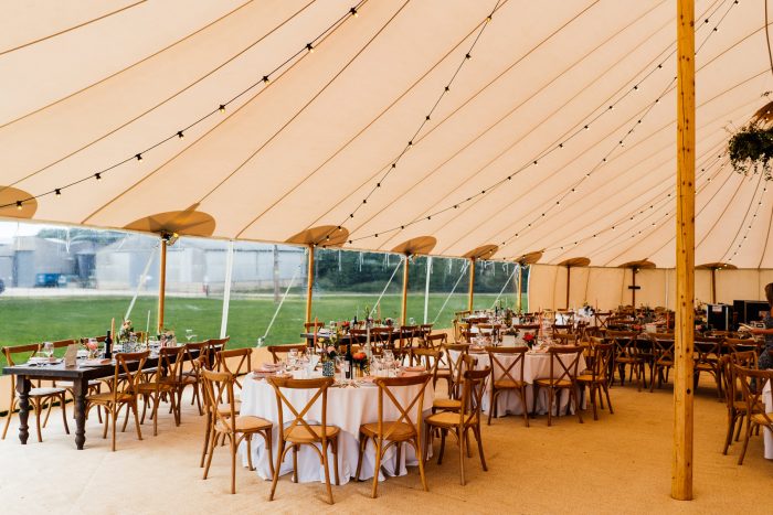 Tent to Cover an Outdoor Wedding in Case of Rain