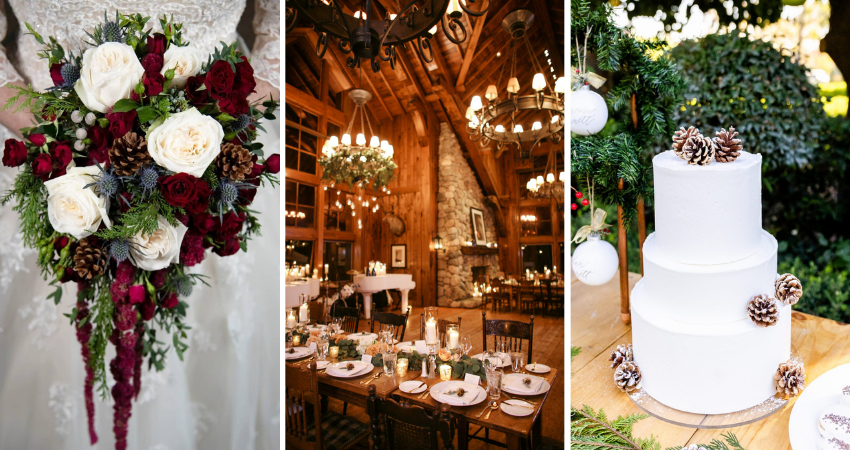 Six Holiday Wedding Inspirations for a Festive Celebration