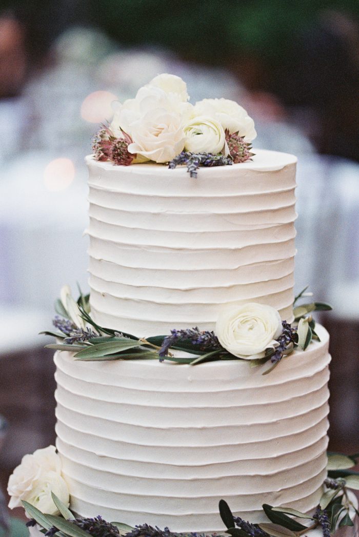 Wedding Cake With Florals