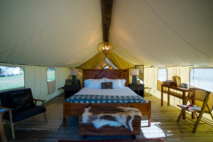 Influencer Event at Collective Retreats Glamping Resort at Governor's Island New York City
