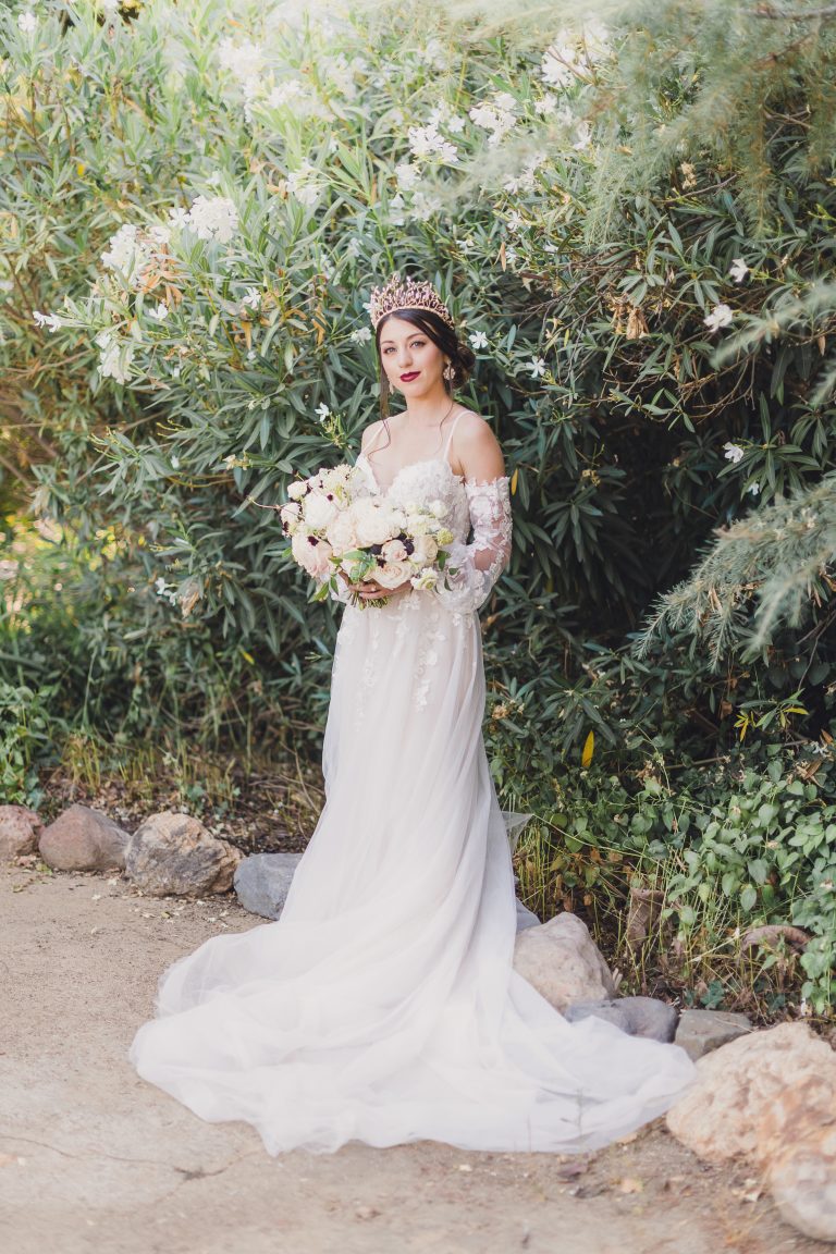 Luxe Spring Wedding Shoot with Two Whimsical Bridal Gowns