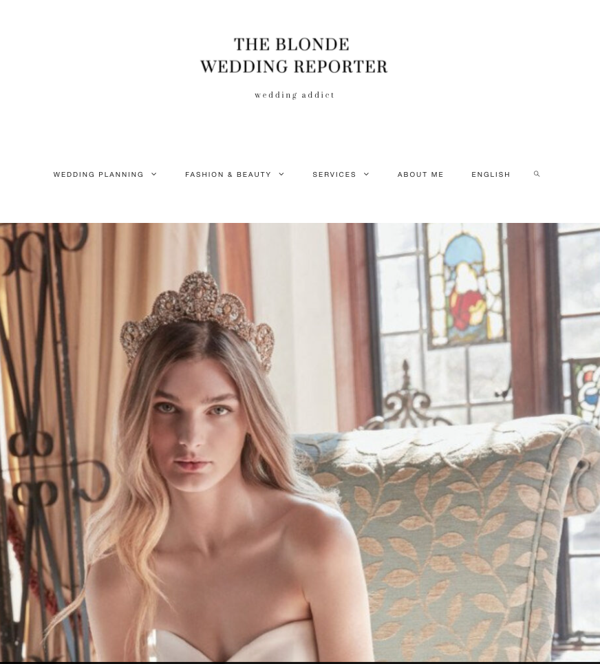 The Blonde Wedding Reporter Web Page