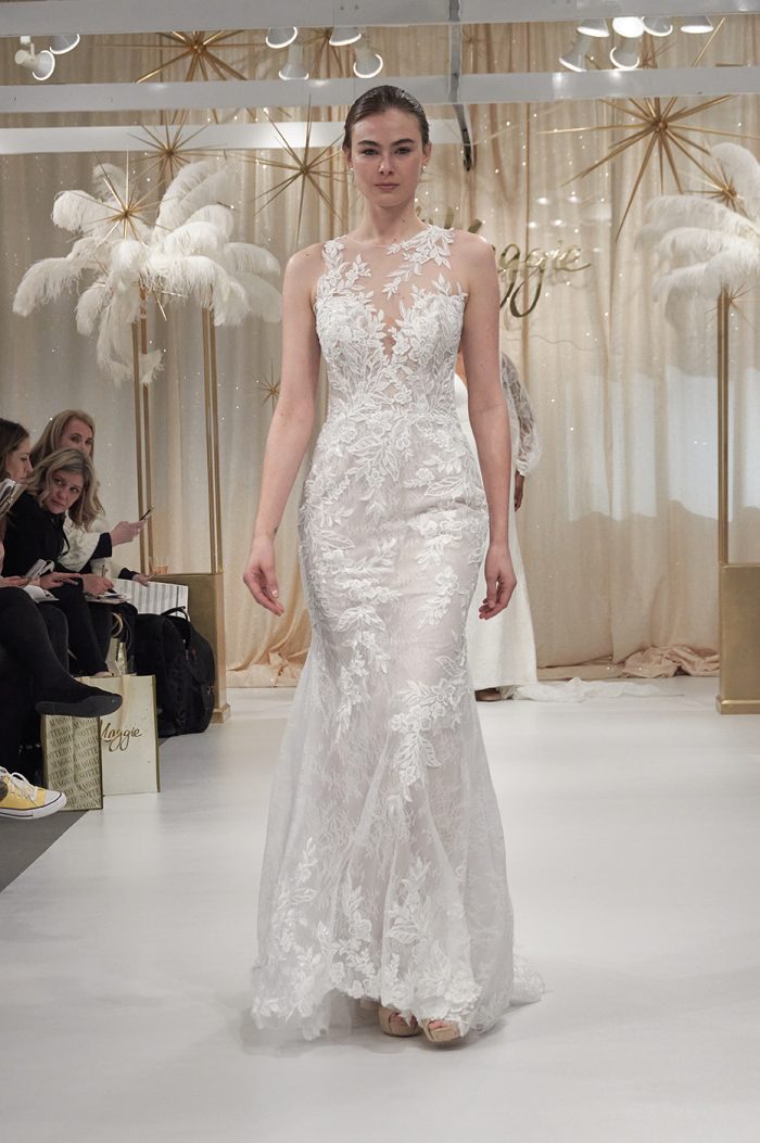 Model Wearing Runway Wedding Dresses Called Kern By Maggie Sottero 