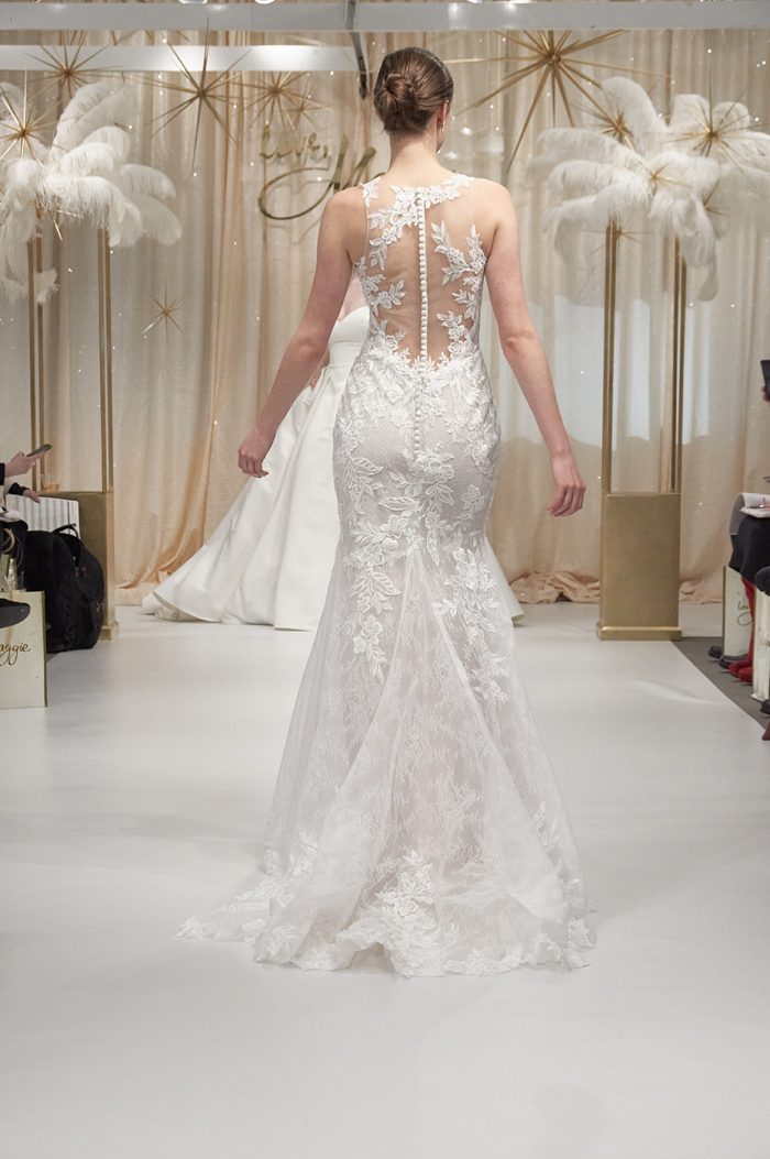 Model Wearing Runway Wedding Dresses Called Kern By Maggie Sottero 