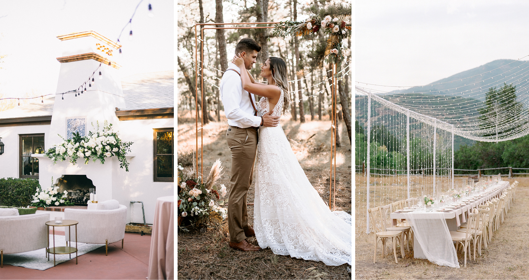 Into the Wild: Formal Outdoor Wedding Lookbook