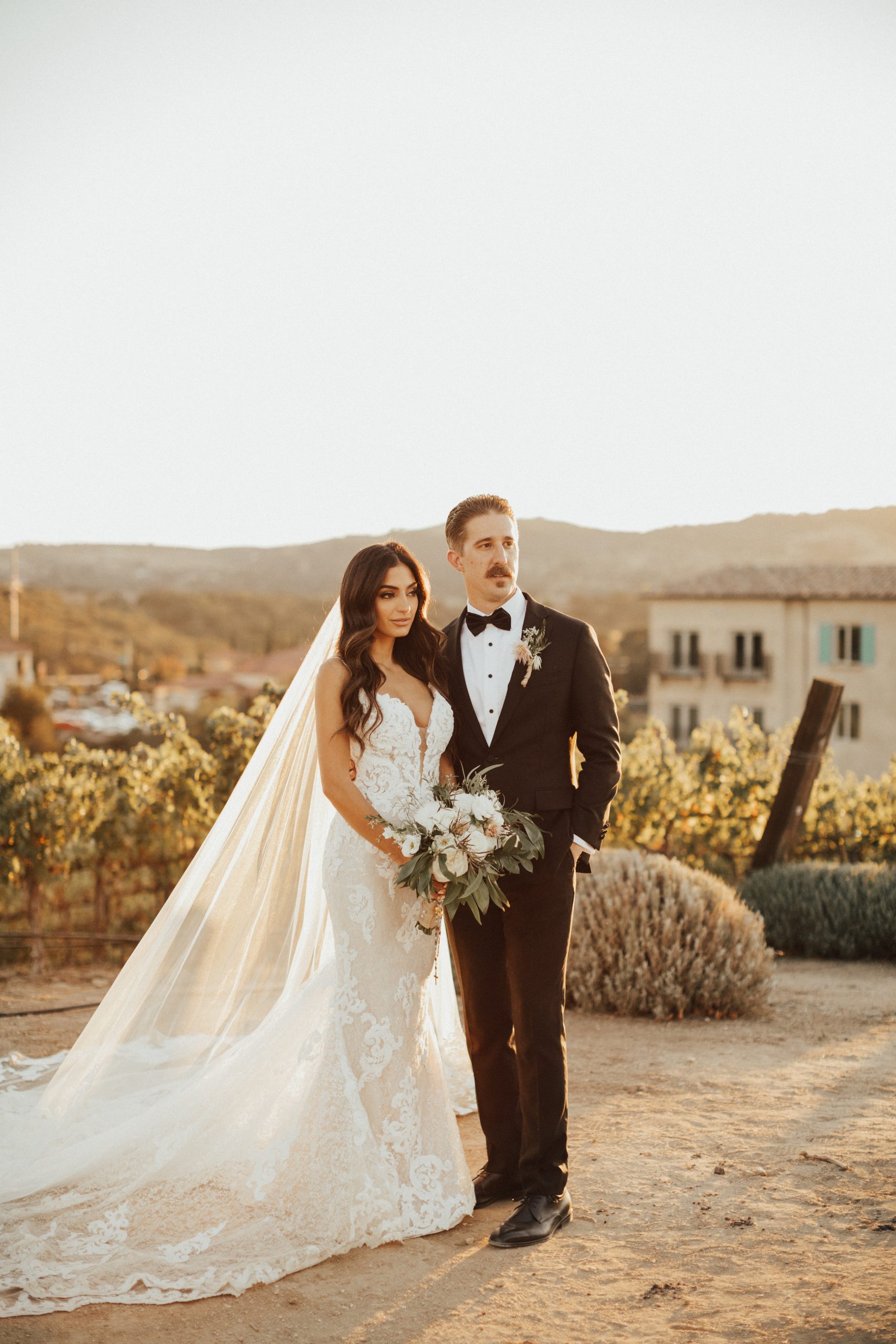 Bride In Sexy Wedding Dress For Zodiac Sign Called Tuscany Royale By Maggie Sottero